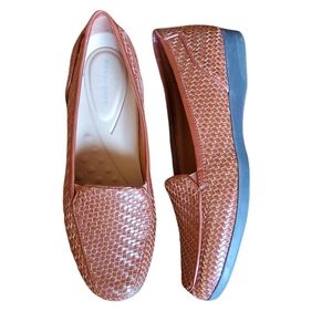 Easy Spirit Womens Devitt 8 Woven Slip On Loafers